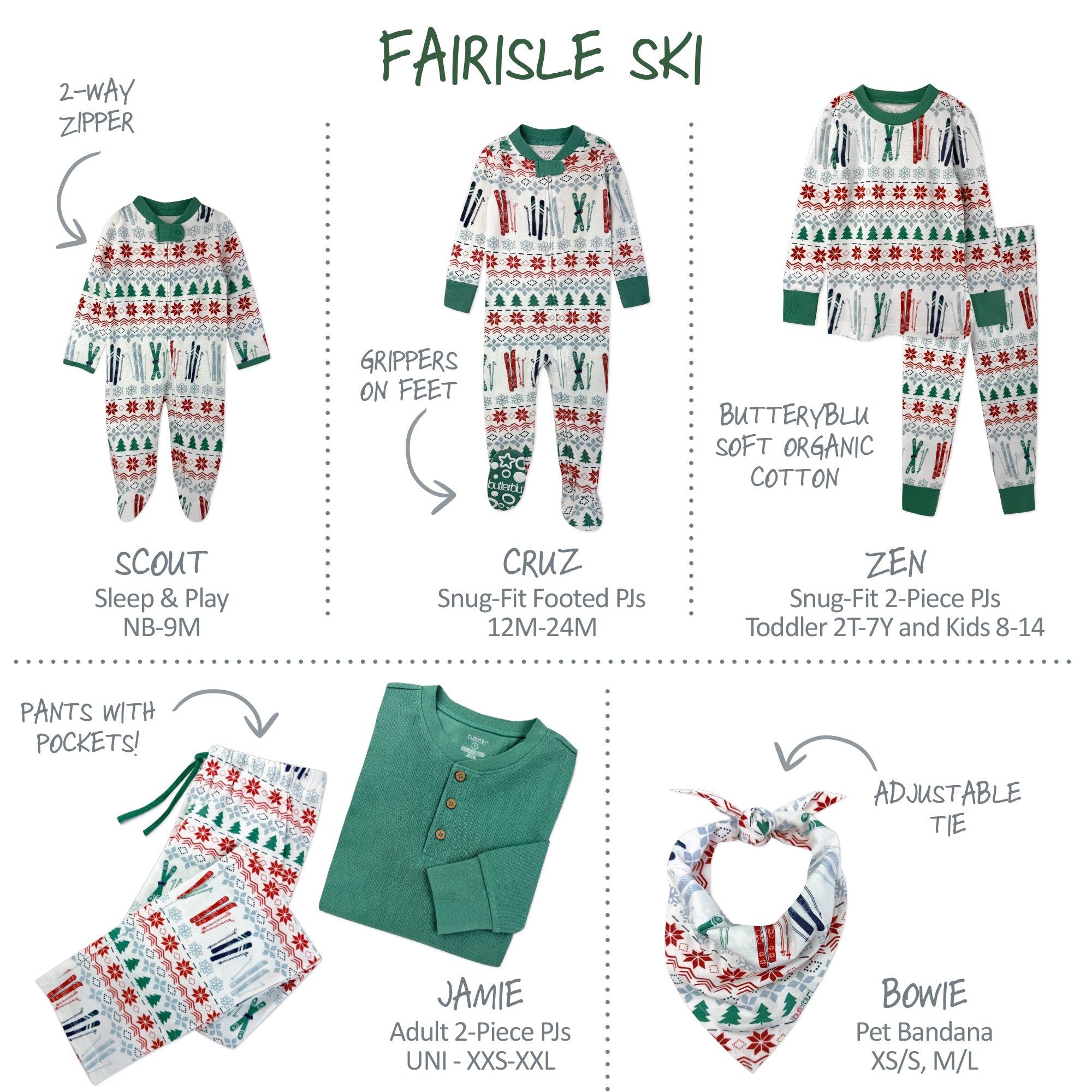 MATCHING FAMILY JAMMIES CHRISTMAS PAJAMS