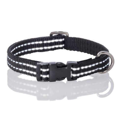 MAX- THE HARDY REFLECTIVE COLLAR, BLACK