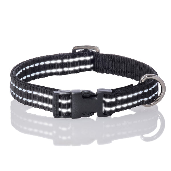 MAX- THE HARDY REFLECTIVE COLLAR, BLACK