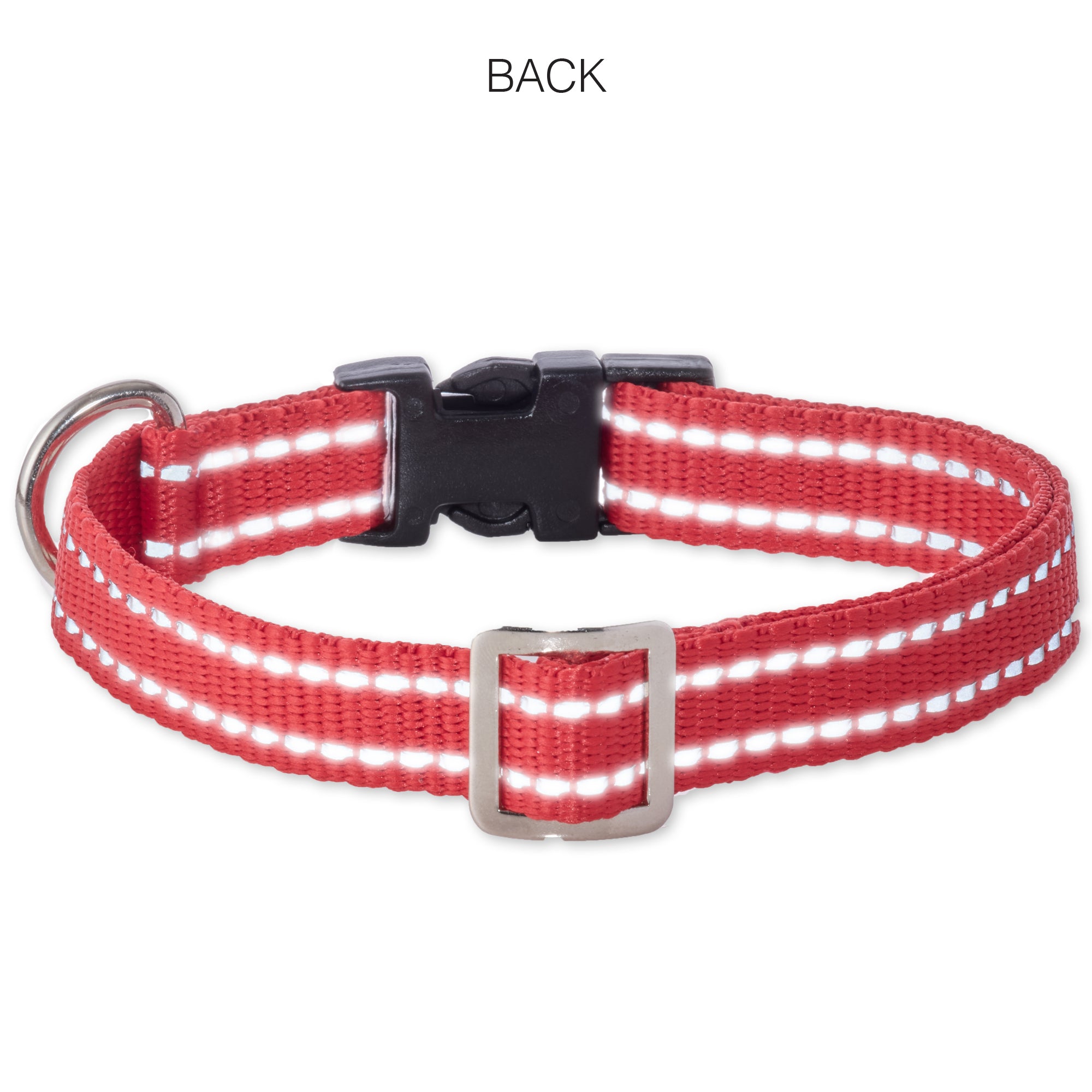MAX- THE HARDY REFLECTIVE COLLAR , RED