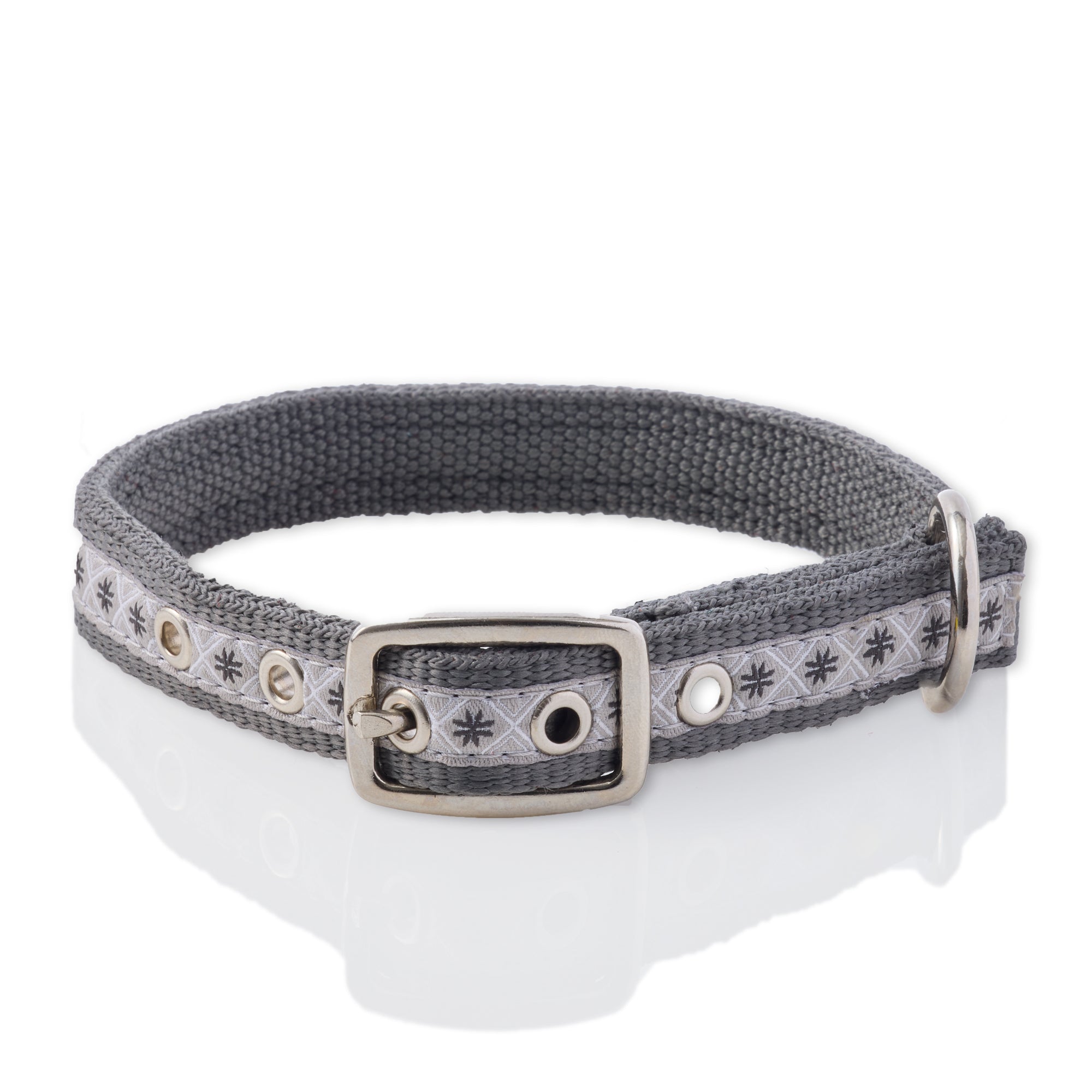 REMY - THE RECYCLED RIBBON COLLAR , GRAY