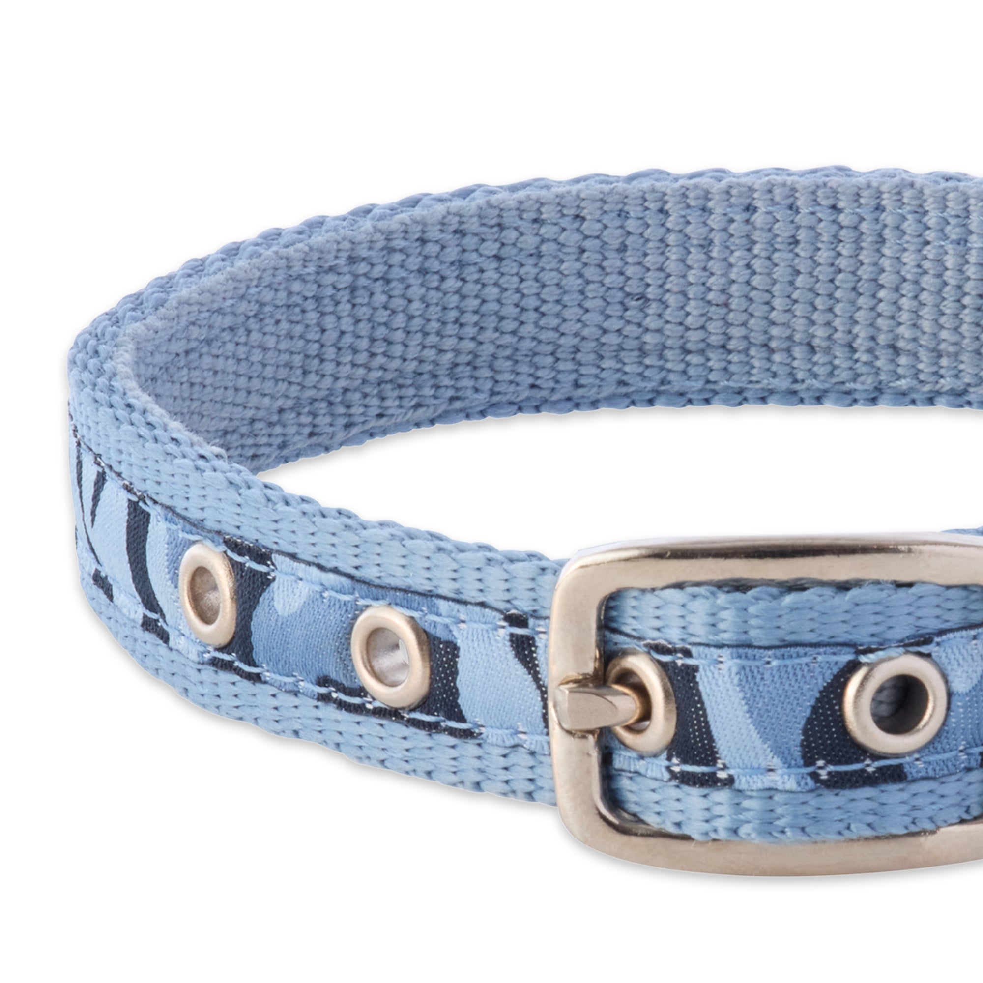 REMY - THE RECYCLED RIBBON COLLAR, NAVY CAMO