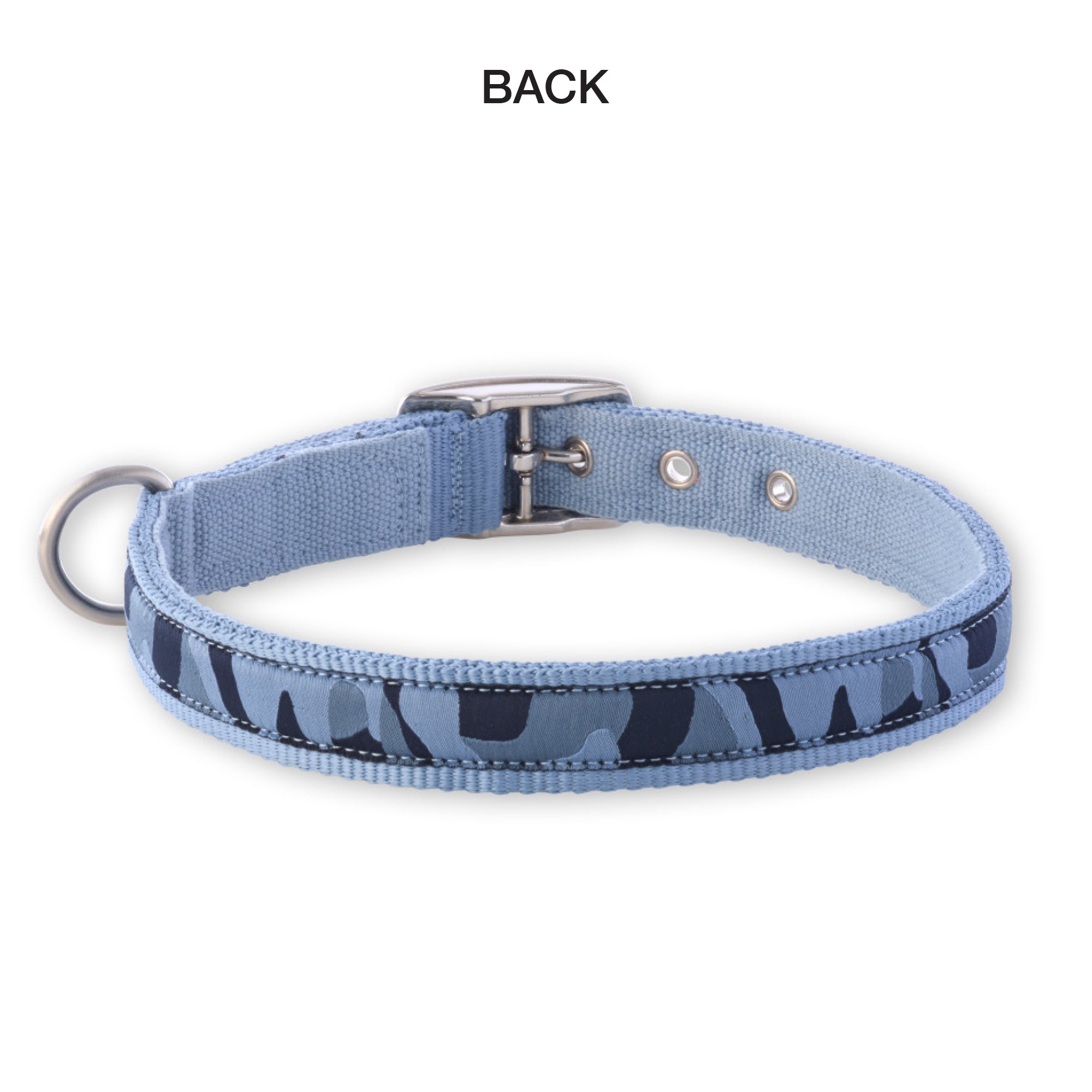 REMY - THE RECYCLED RIBBON COLLAR, NAVY CAMO
