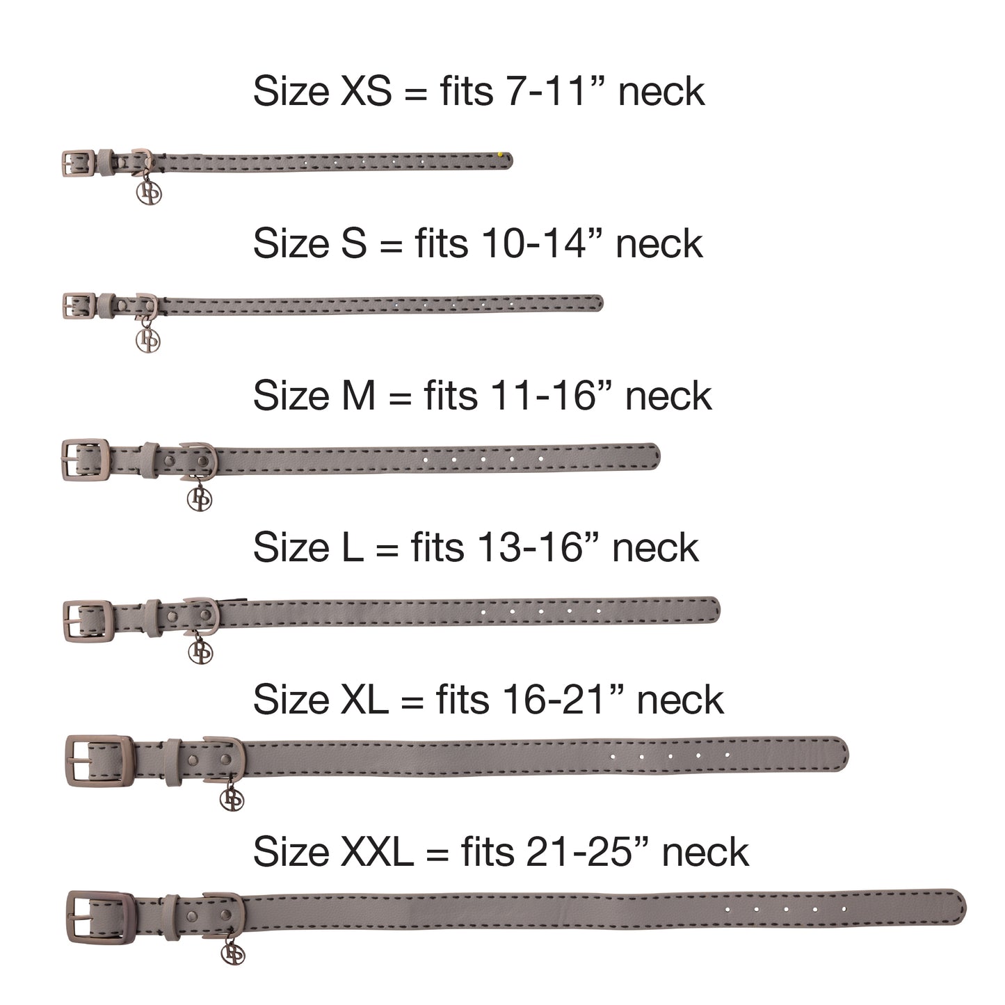 Collar Size Chart
