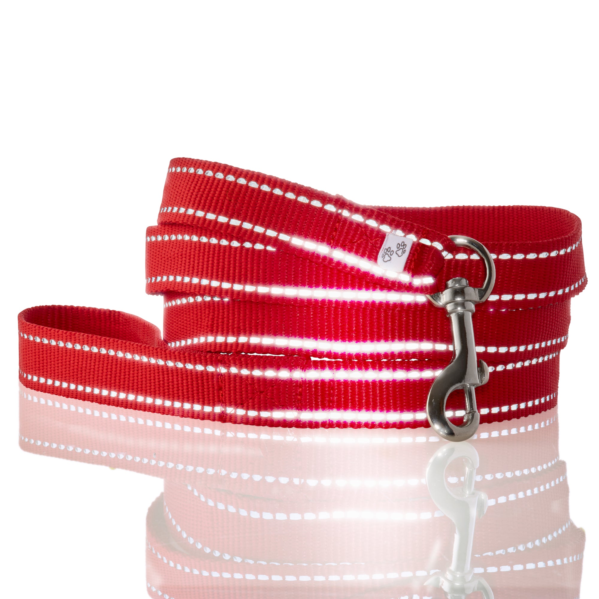 MAX - THE HARDY REFLECTIVE LEASH, RED