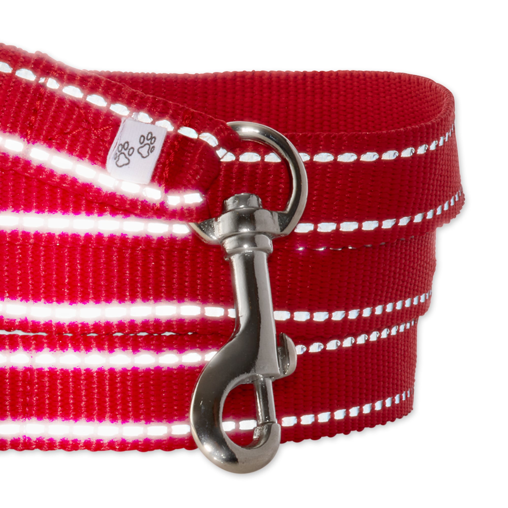 MAX - THE HARDY REFLECTIVE LEASH, RED