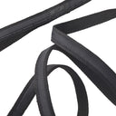 REMY - THE RECYCLED RIBBON LEASH, BLACK