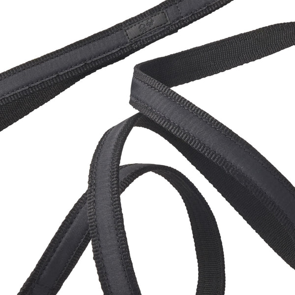 REMY - THE RECYCLED RIBBON LEASH, BLACK