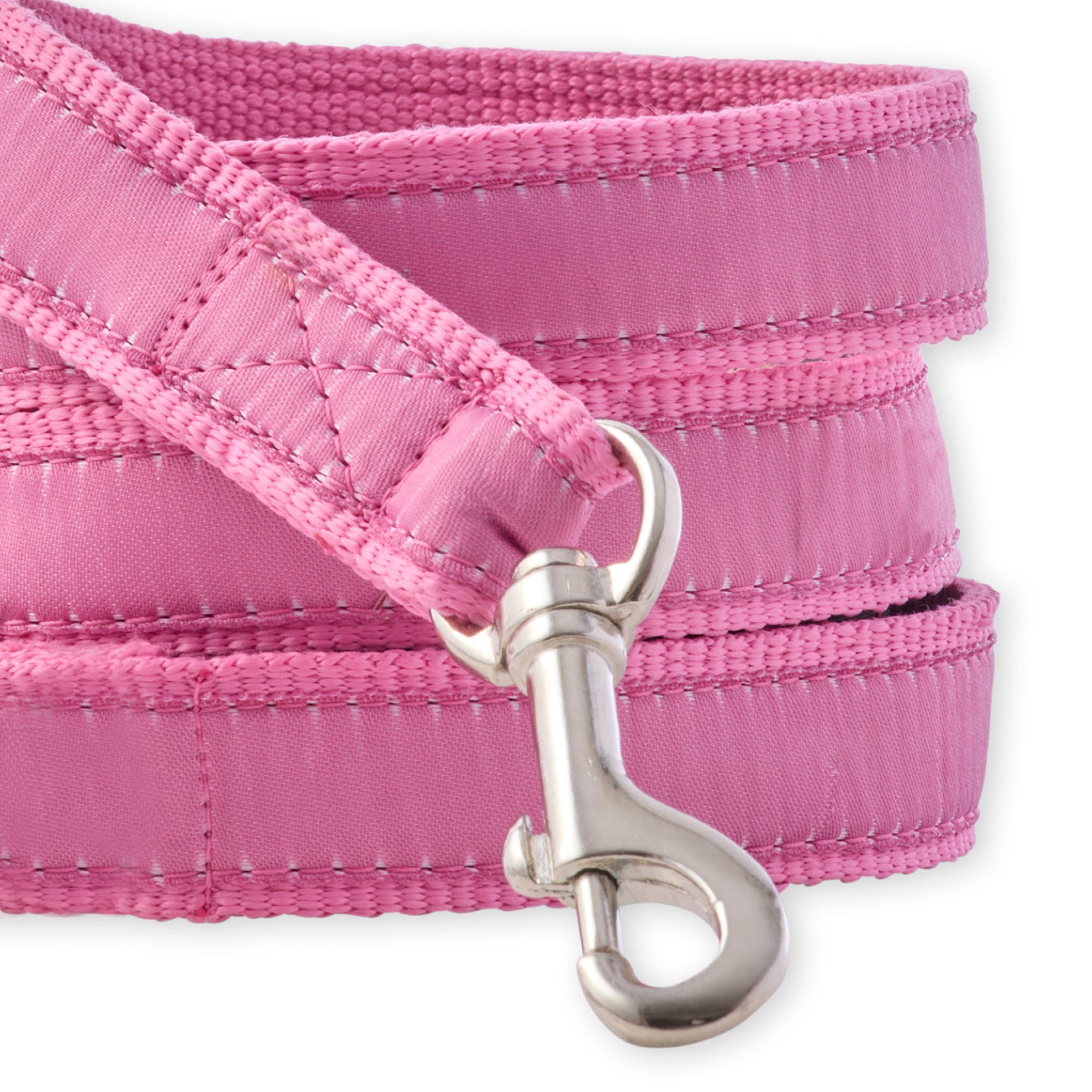 REMY - THE RECYCLED RIBBON LEASH, HOT PINK