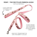 REMY - THE RECYCLED RIBBON LEASH, PINK CAMO