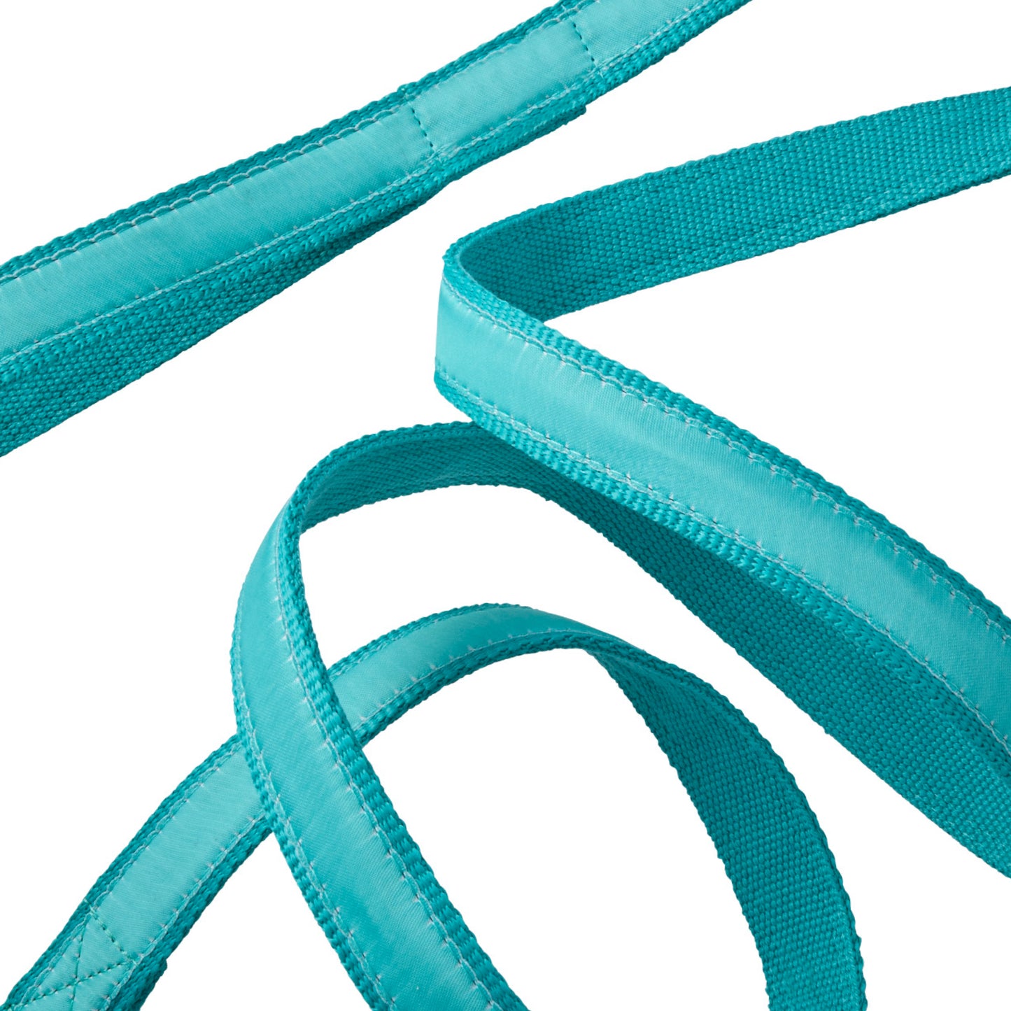 REMY - THE RECYCLED RIBBON LEASH, TURQUOISE
