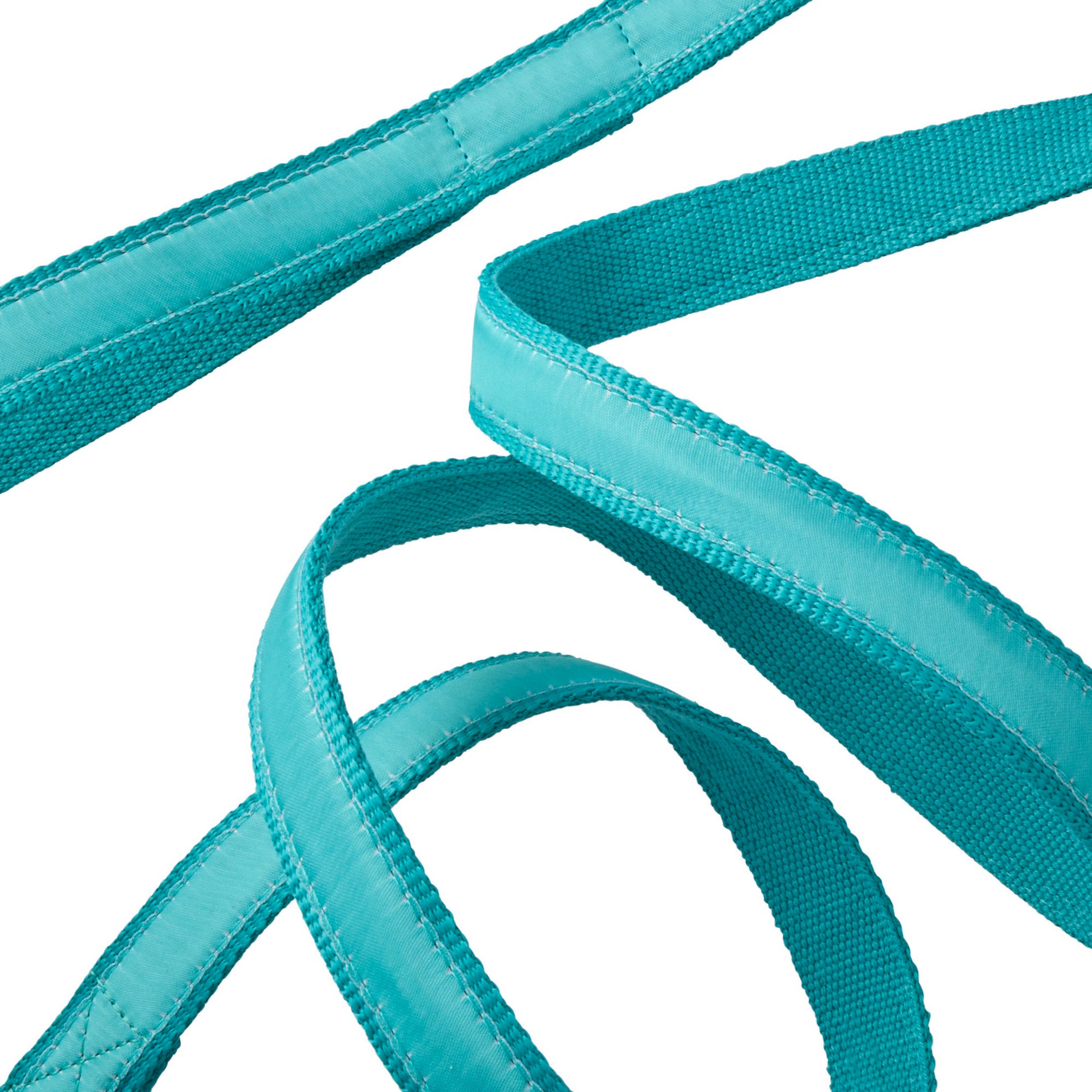 REMY - THE RECYCLED RIBBON LEASH, TURQUOISE