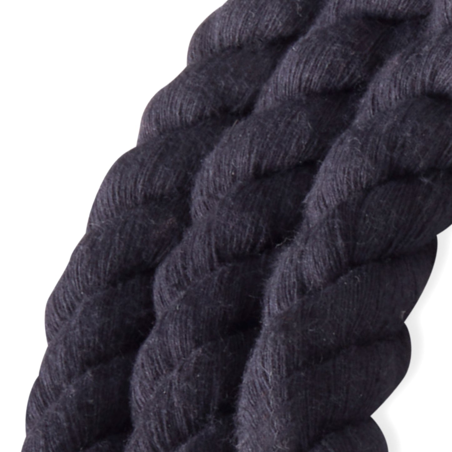 close up of rope leash twist design