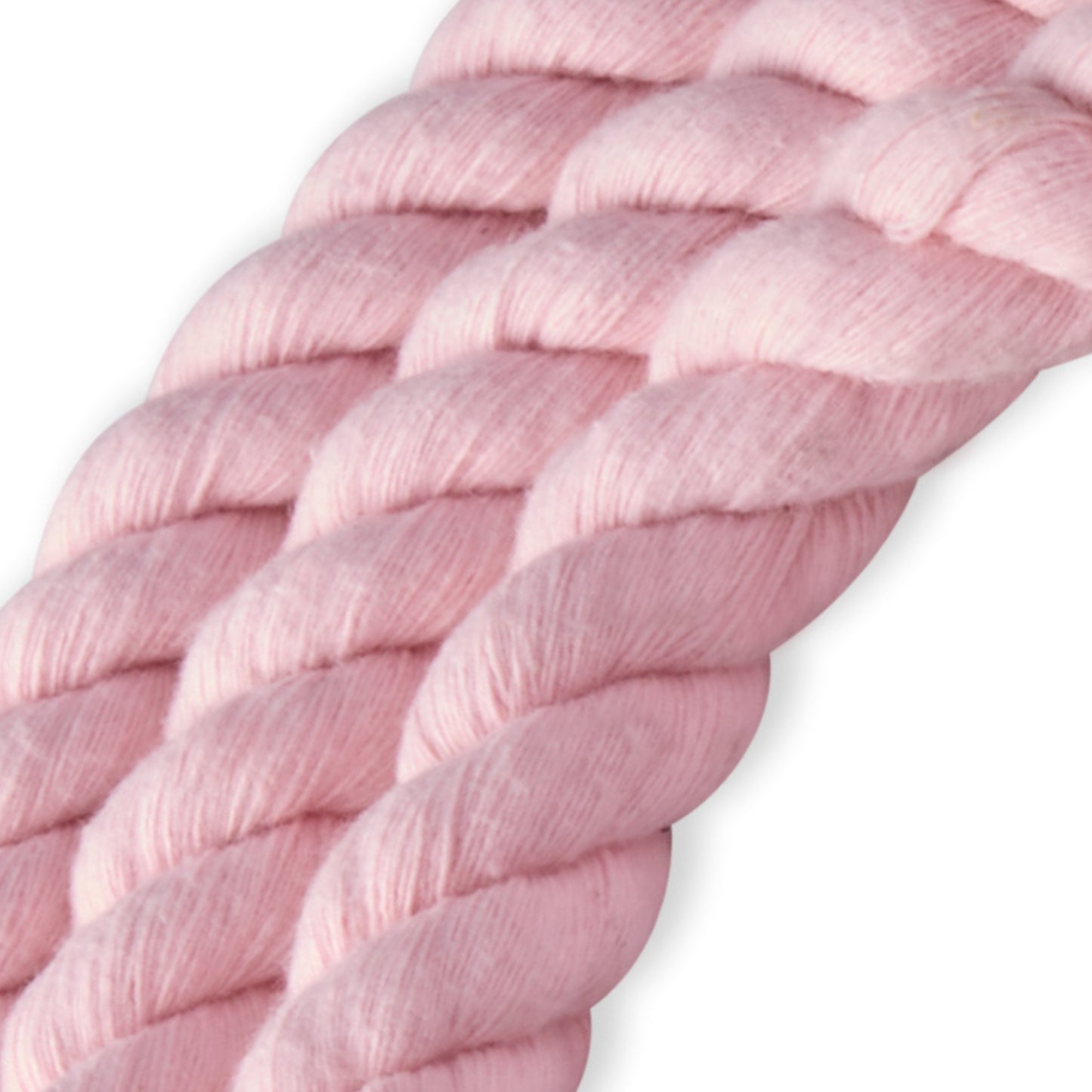 close up of rope leash twist design