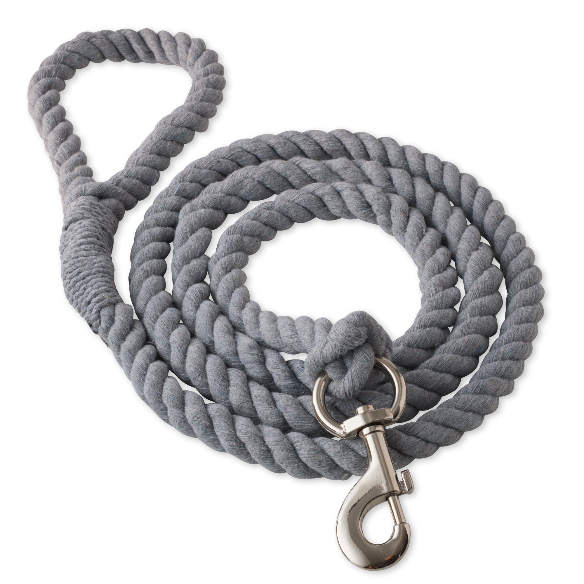TUCKER - THE TWISTED ROPE LEASH, GRAY