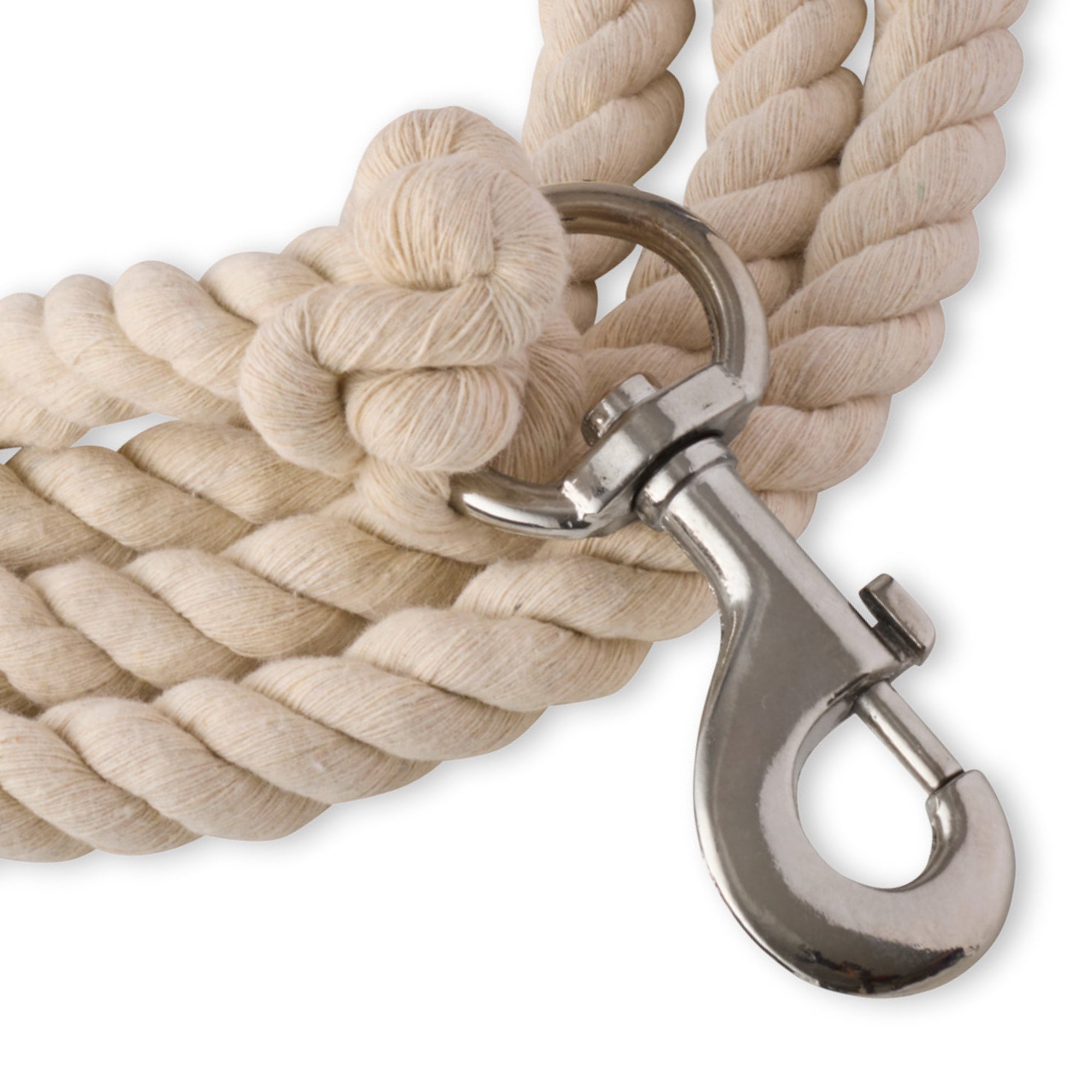 TUCKER - THE TWISTED ROPE LEASH , IVORY