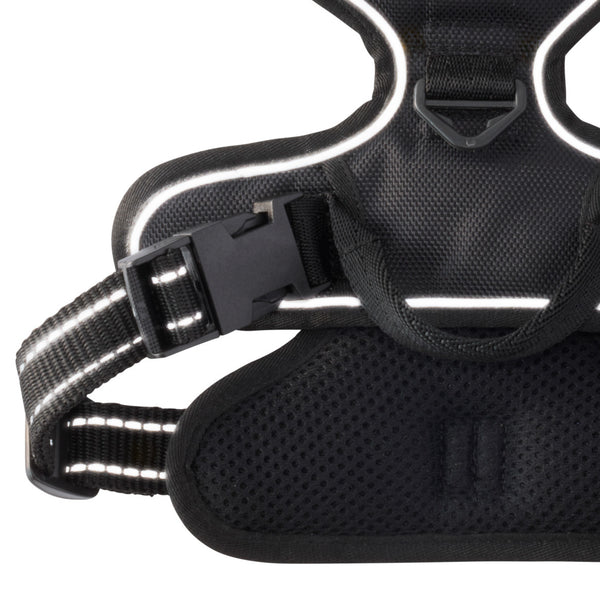 MAX- THE HARDY REFLECTIVE HARNESS , BLACK