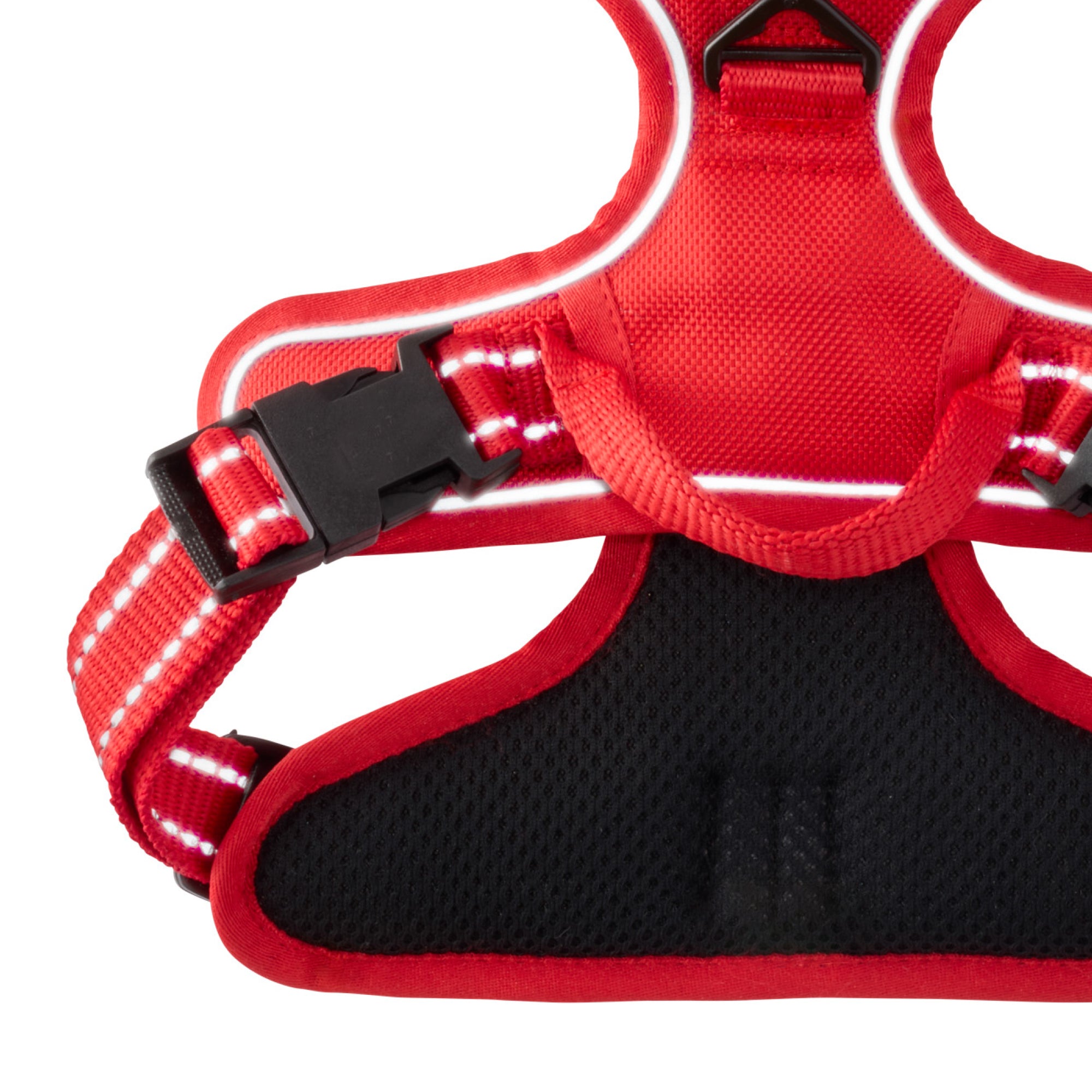 MAX- THE HARDY REFLECTIVE HARNESS , RED