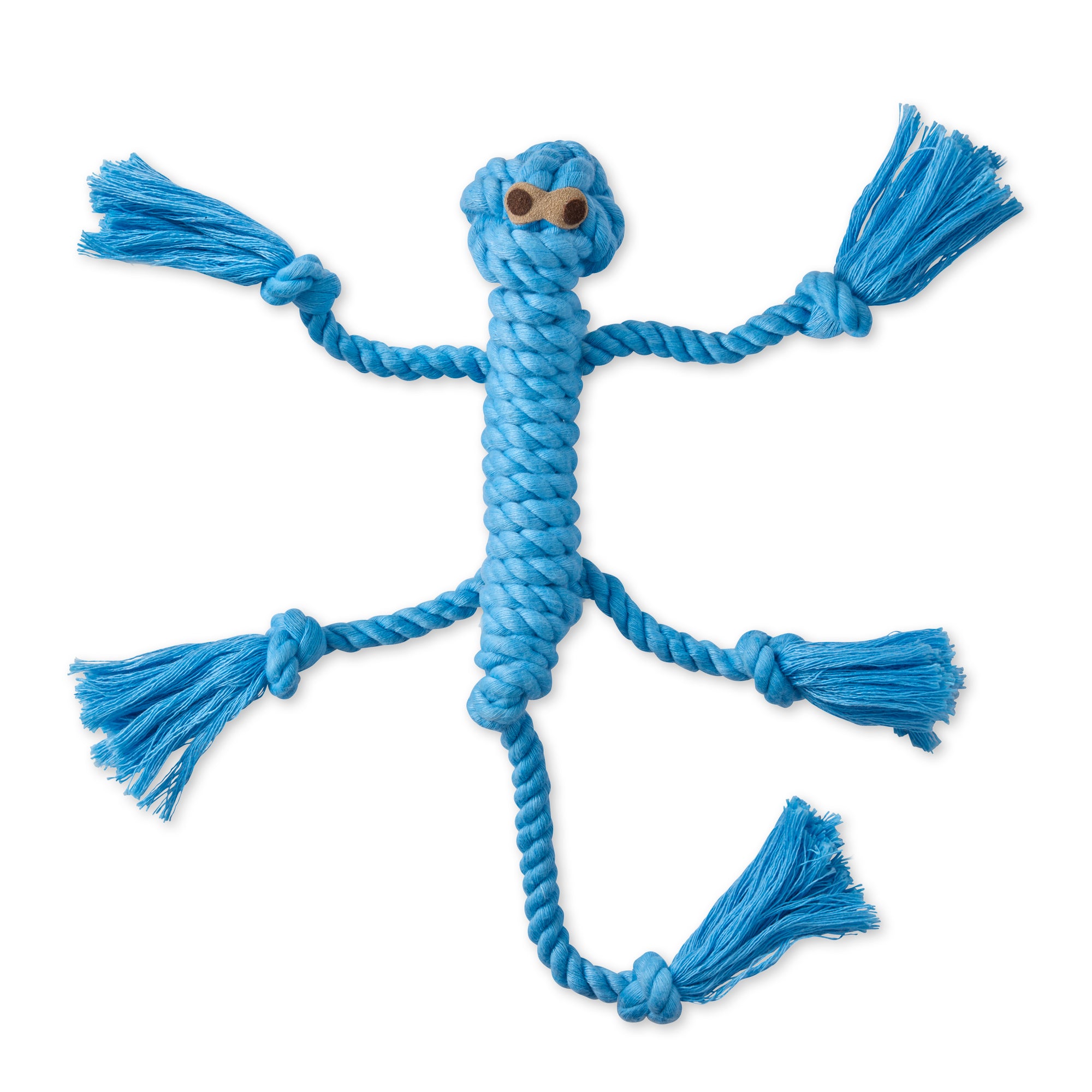 IZZY - THE LIZARD TUG TOY, BLUE