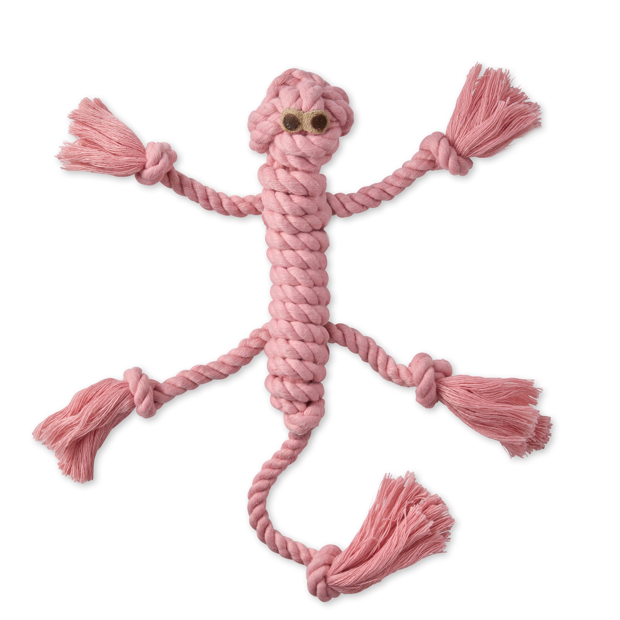 IZZY - THE LIZARD TUG TOY, PINK