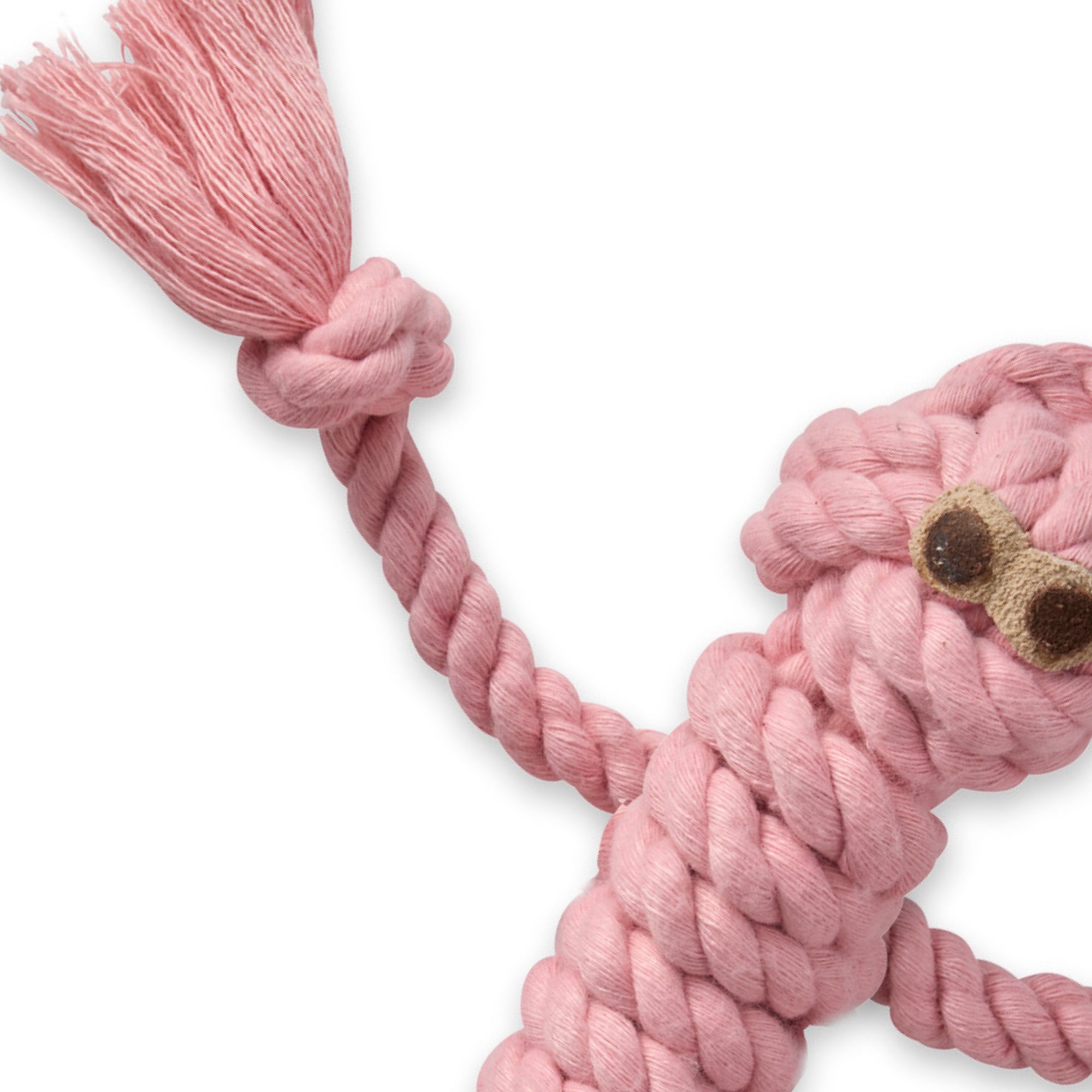 IZZY - THE LIZARD TUG TOY, PINK