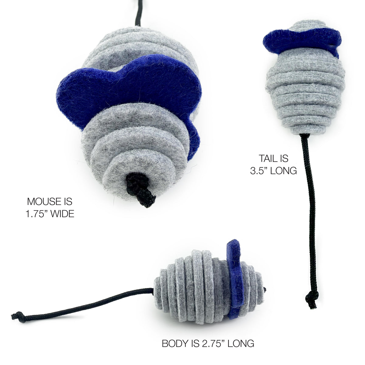MOUSE PARTY - FELT CAT TOY