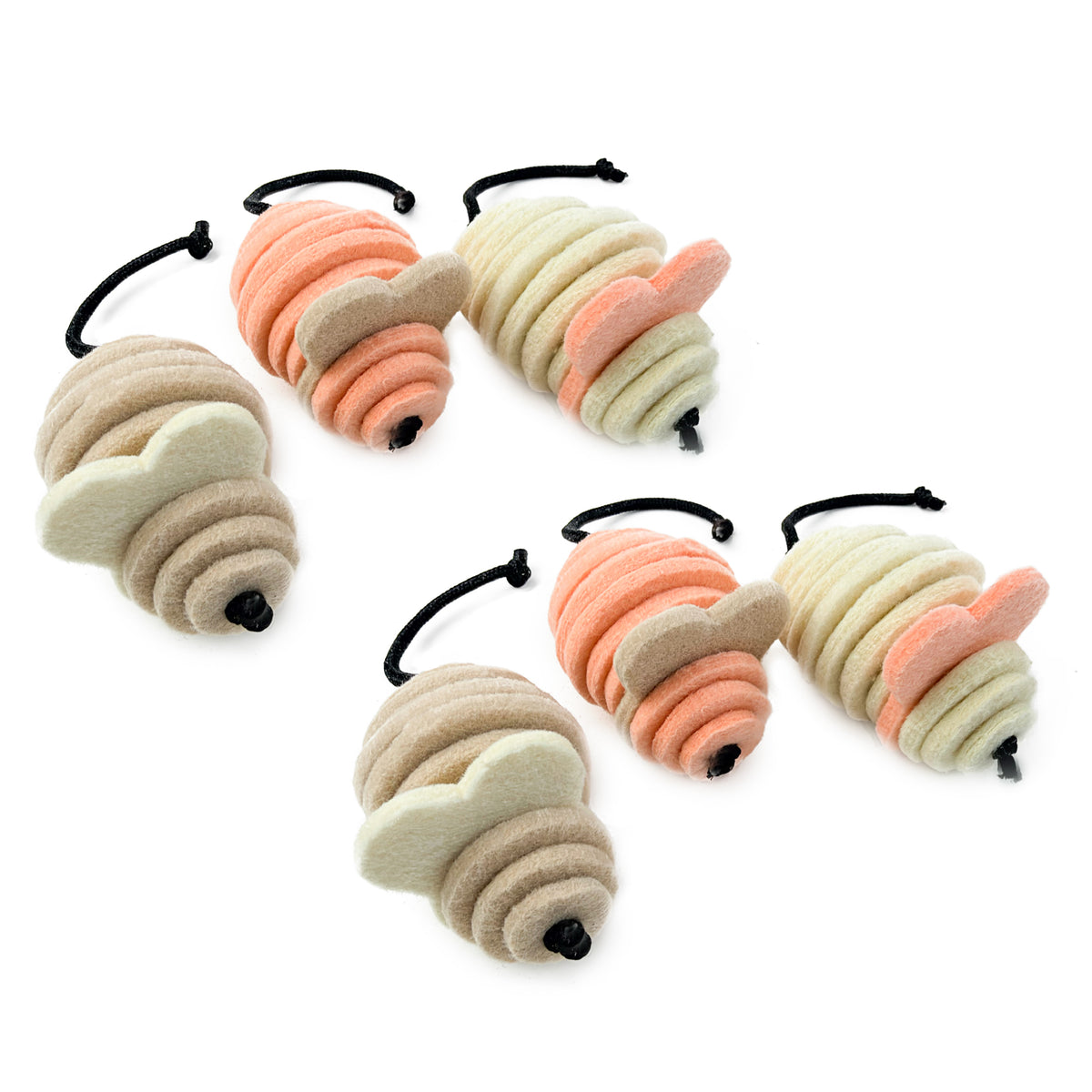 Mouse Party - The Recycled Felt Cat Toy - ALL COLORS