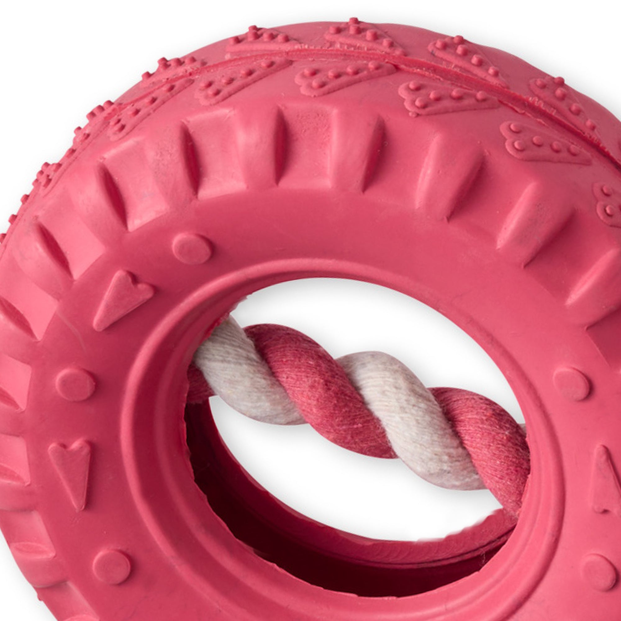 TRACKER - THE TIRE TUG TOY, PINK