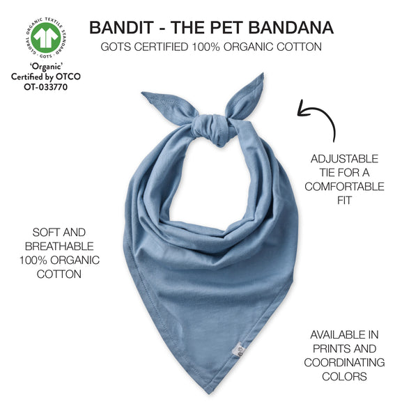 BANDIT - THE PET BANDANA, 2-PACK, NAVY CAMO