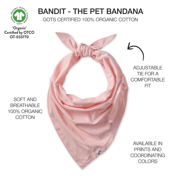 BANDIT - THE PET BANDANA, 2-PACK, PINK CAMO