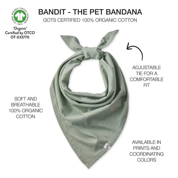 BANDIT - THE PET BANDANA, 2-PACK, SAND CAMO