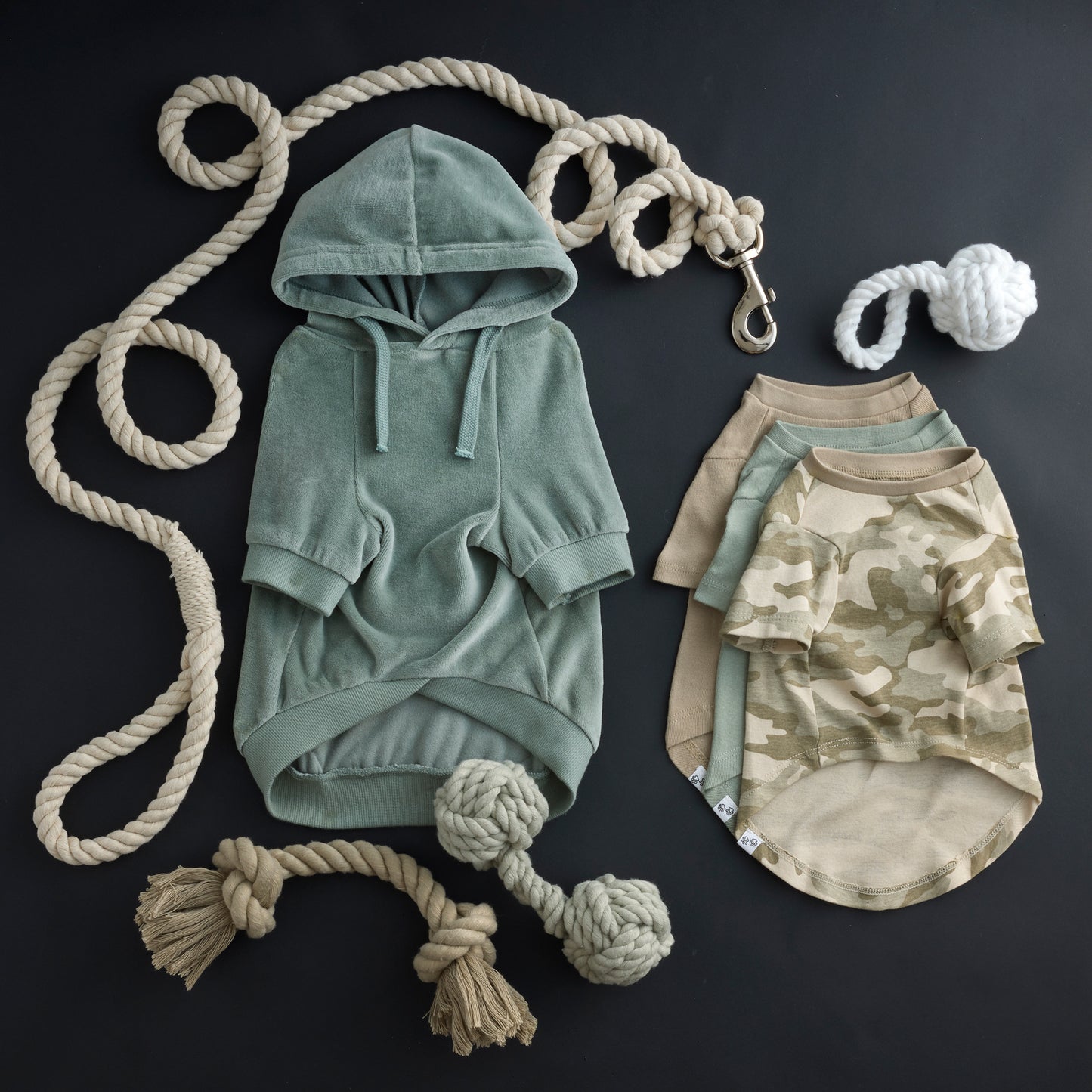 COOPER II - THE COZY VELOUR HOODIE, SAGE