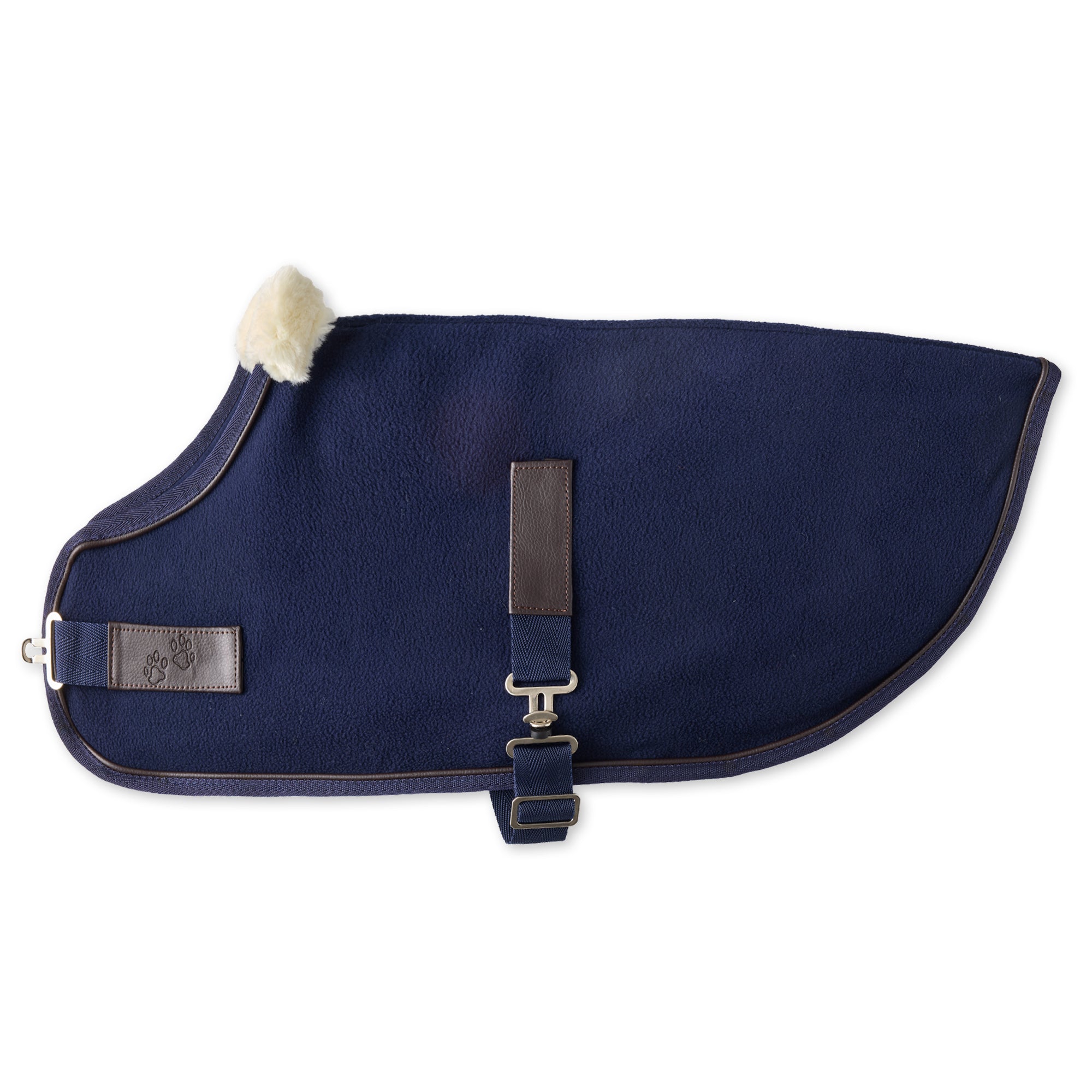 PRESTON- THE POLAR FLEECE COAT , NAVY