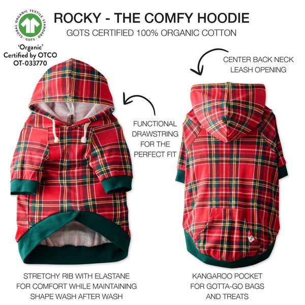 ROCKY - THE COMFY HOODIE , PLAID