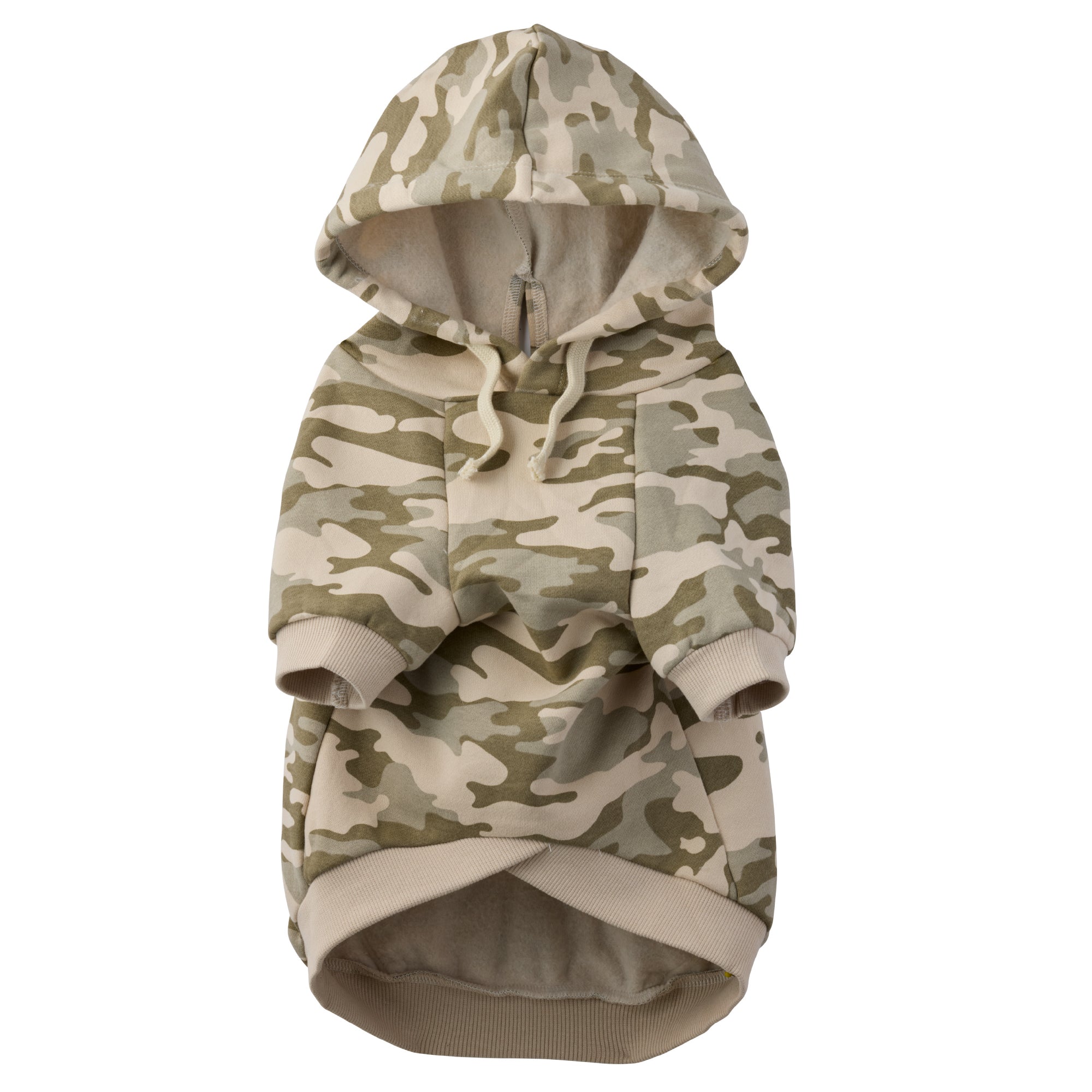 Rocky II the Extra Comfy Hoodie in Camouflage on a white background