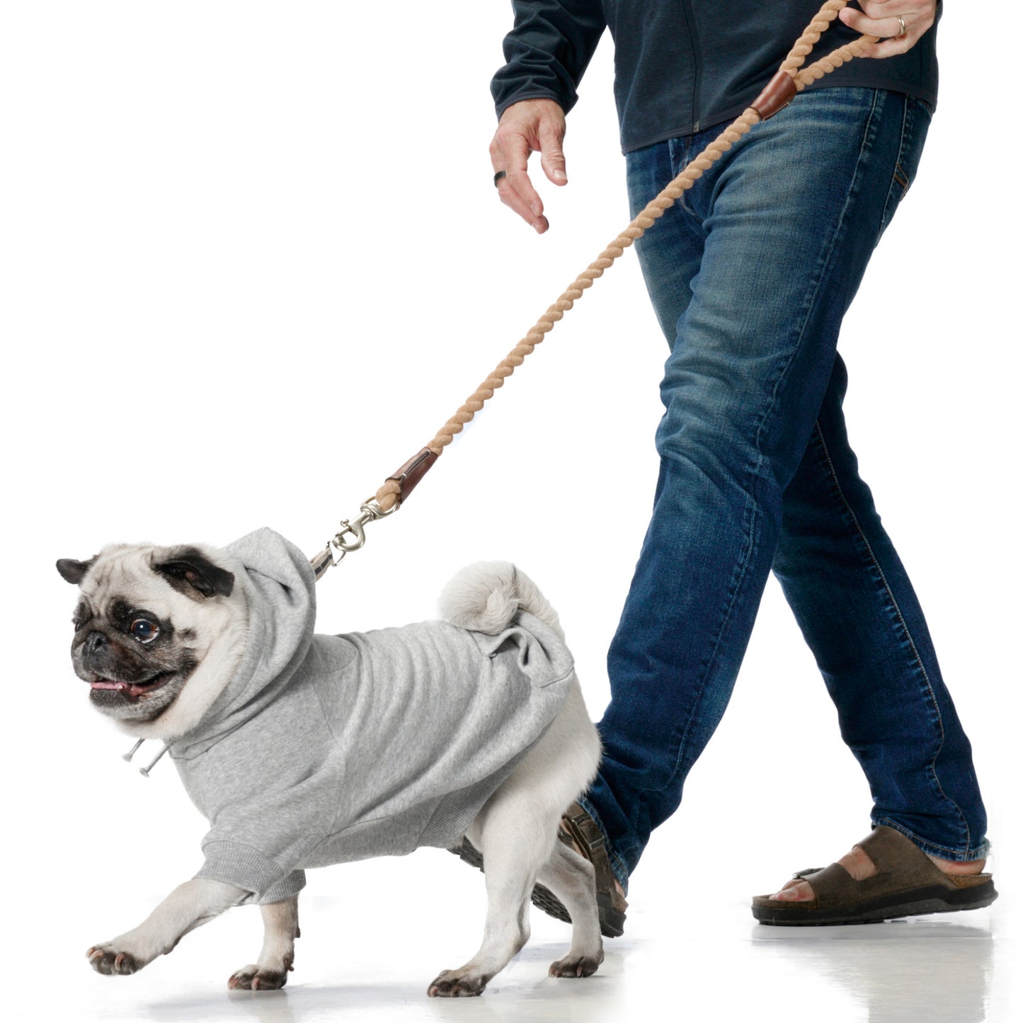 Pet Passion Rocky II extra plush comfy dog hoodie in Black Tie Dye — cozy fleece-lined sweatshirt for small to large dogs
