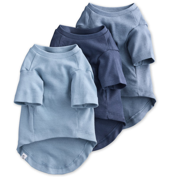 TOBY - THE PERFECT TEE, 3-PACK , BLUE OMBRE