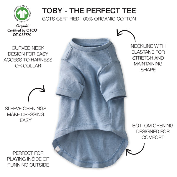 TOBY - THE PERFECT TEE, 3-PACK , BLUE OMBRE