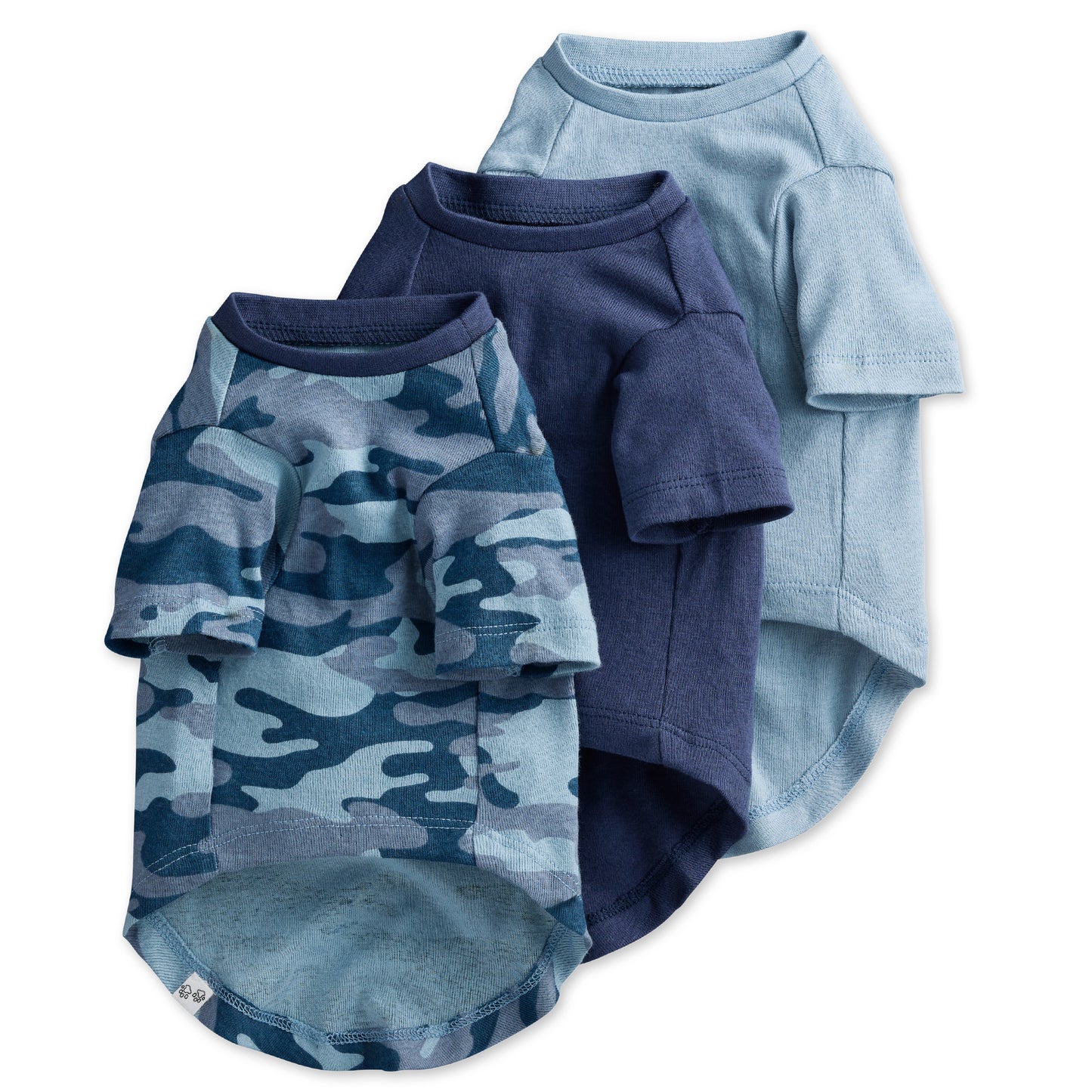 TOBY - THE PERFECT TEE, 3-PACK , CAMO NAVY