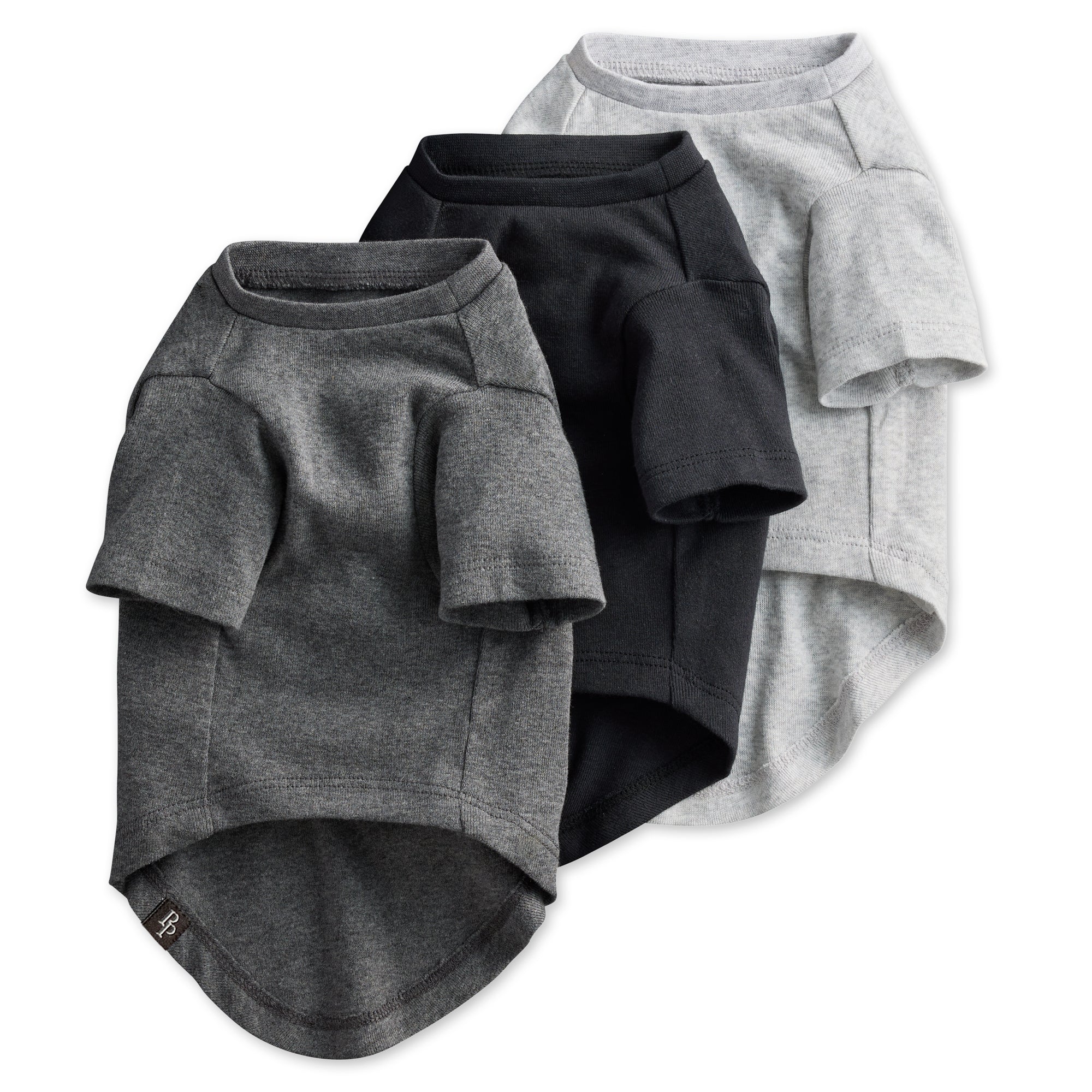 TOBY II - THE EXTRA PERFECT TEE, 3 PACK, GRAY OMBRE
