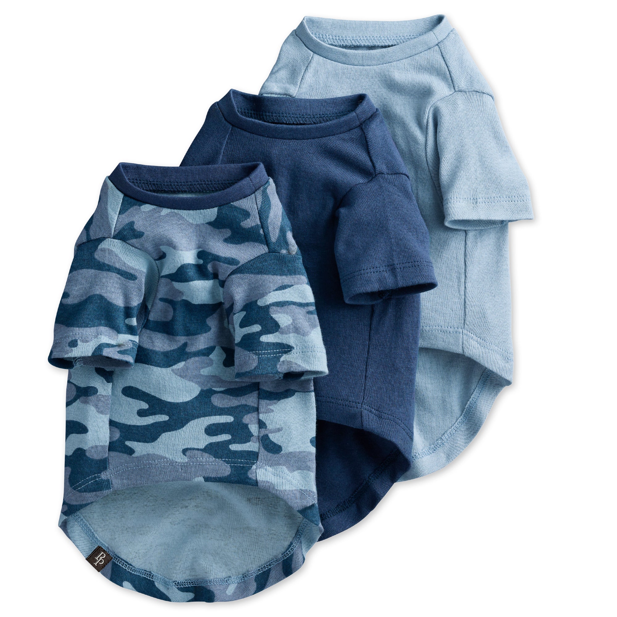 TOBY II - THE EXTRA PERFECT TEE, 3 PACK, NAVY CAMO
