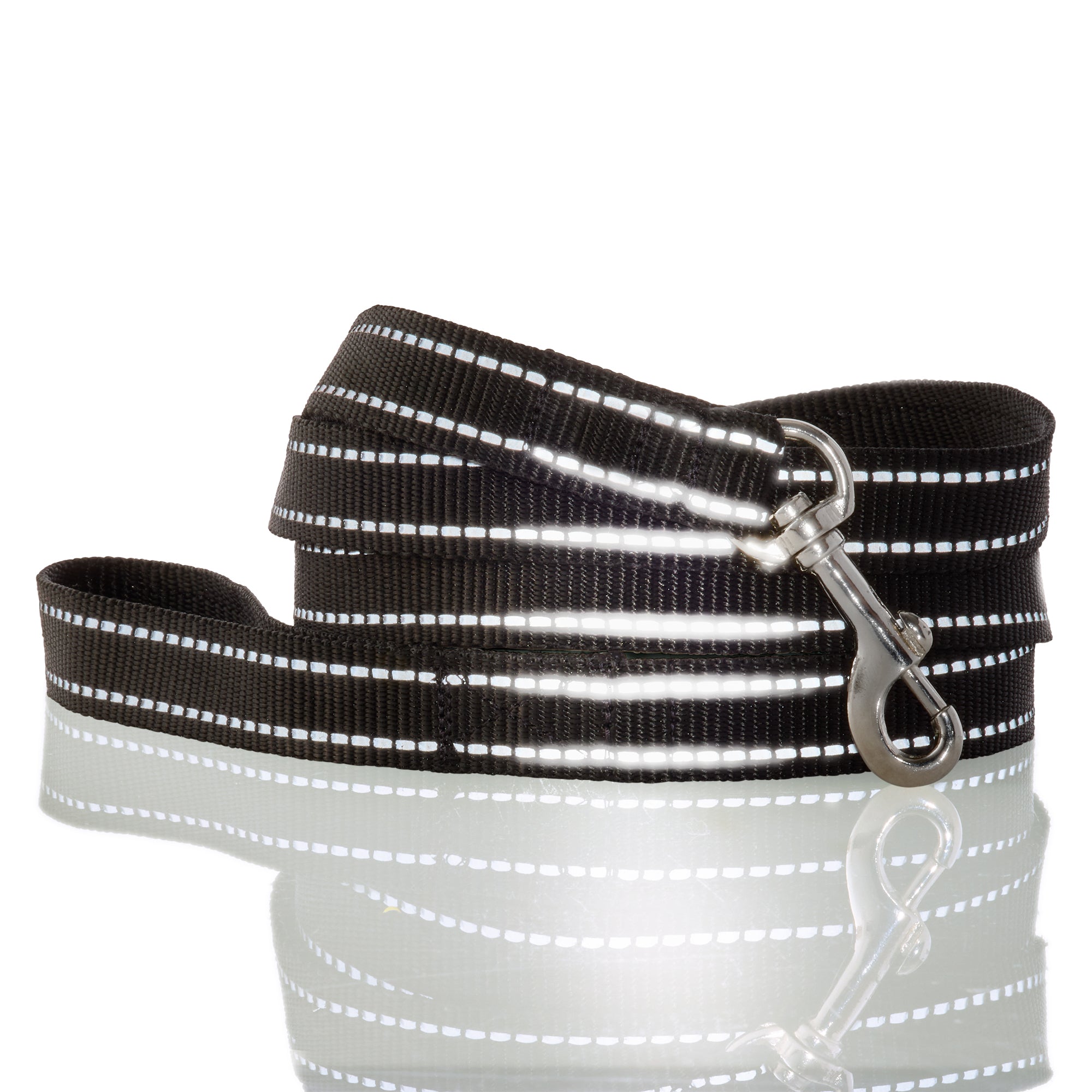 MAX - THE HARDY REFLECTIVE LEASH & COLLAR, 2-PACK, BLACK