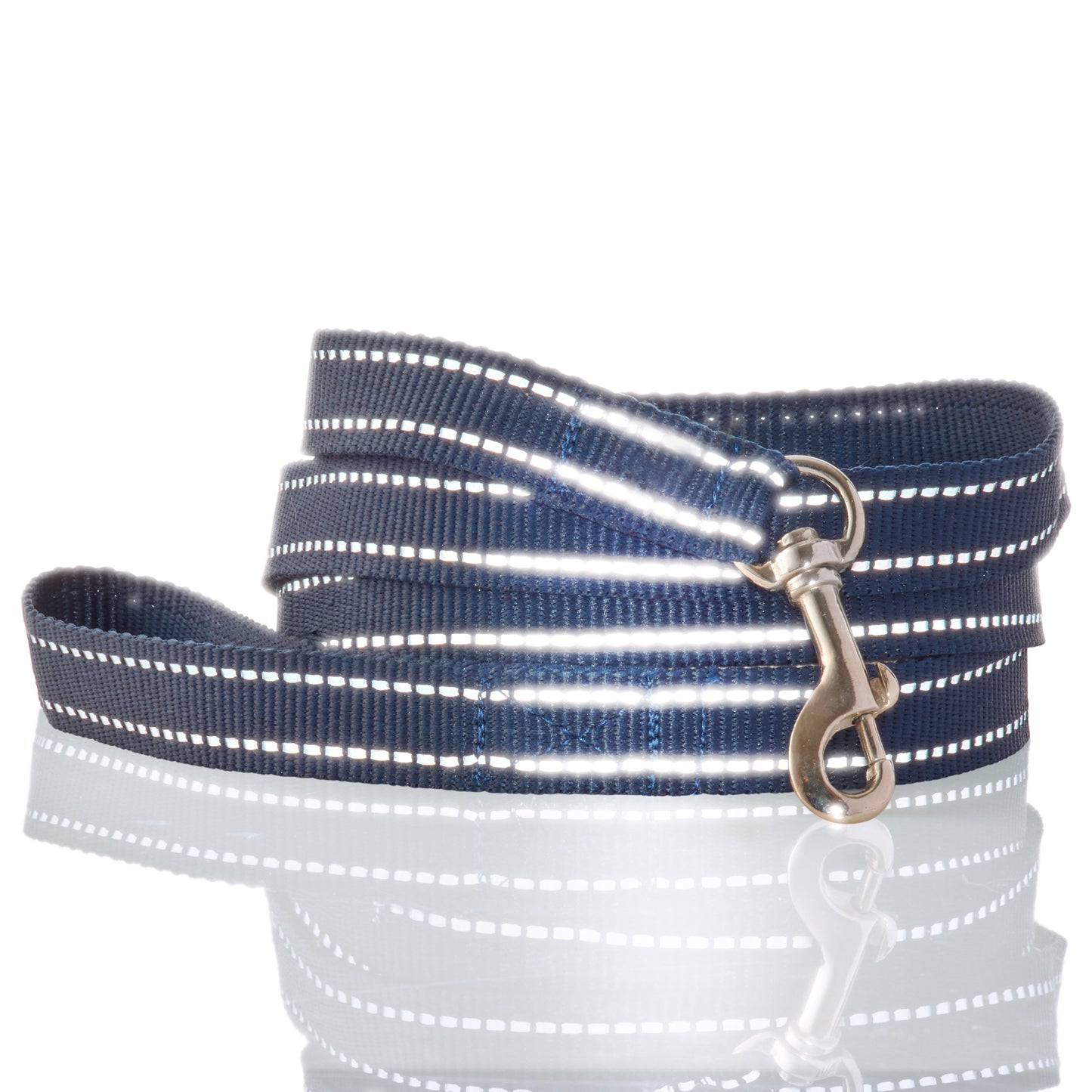 MAX - THE HARDY REFLECTIVE LEASH & COLLAR, 2-PACK, NAVY
