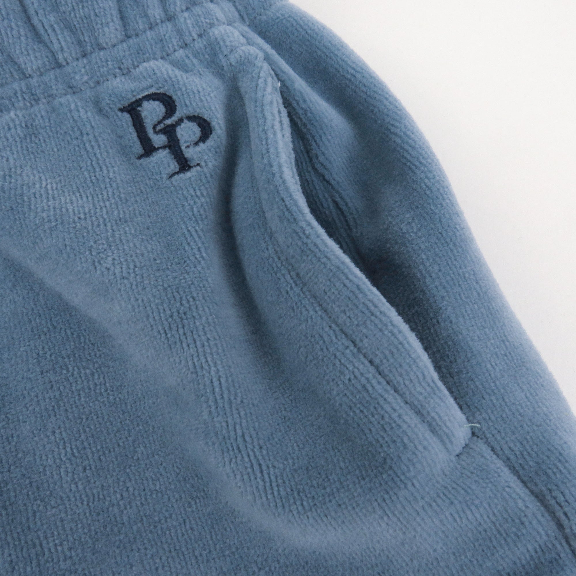 PEOPLE PACKS COOPER II - THE PLUSH VELOUR SWEATSUIT, FADED DENIM