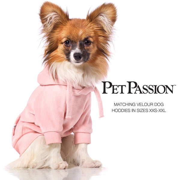 PEOPLE PACKS COOPER II - THE PLUSH VELOUR SWEATSUIT, PINK
