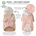 ROCKY - THE COMFY HOODIE, Color Block Pink