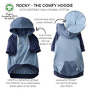 ROCKY - THE COMFY HOODIE, Color Block Navy