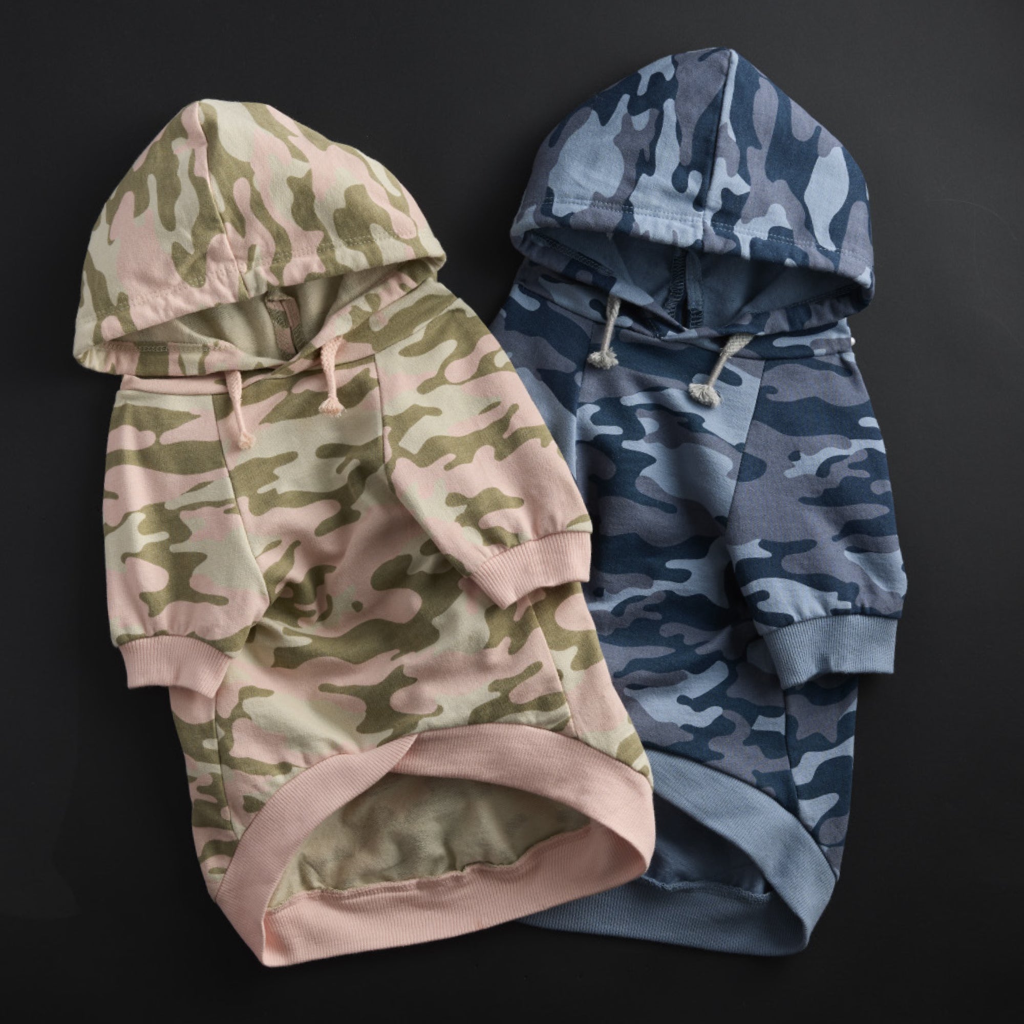 ROCKY - THE COMFY HOODIE IN PINK CAMO & NAVY CAMO