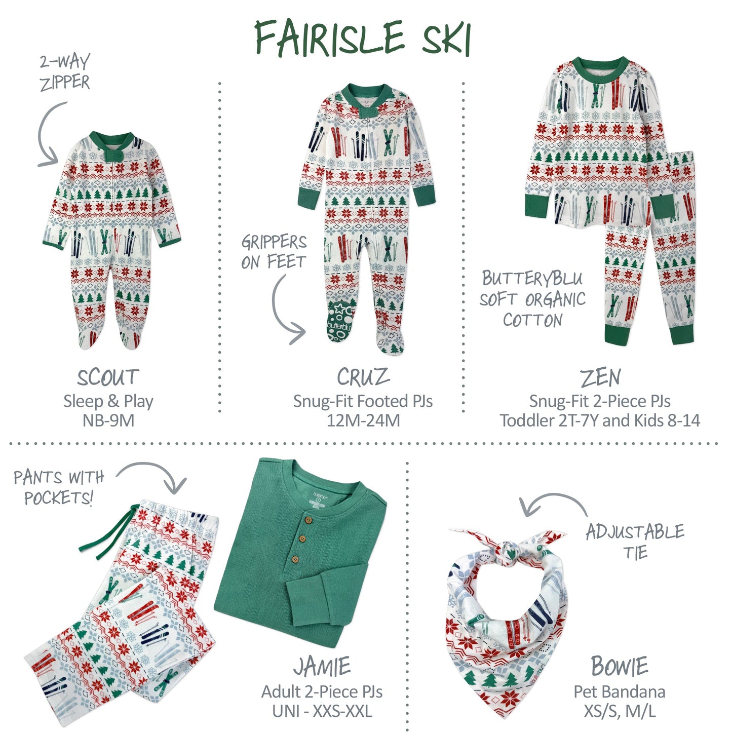 MATCHING FAMILY JAMMIES CHRISTMAS PAJAMS