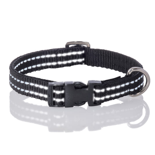 MAX- THE HARDY REFLECTIVE COLLAR, BLACK